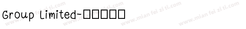 Group Limited字体转换